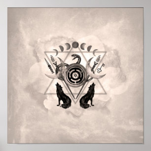 Poster Symboles d'Hécate