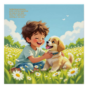Poster Symbolisme de la marguerite