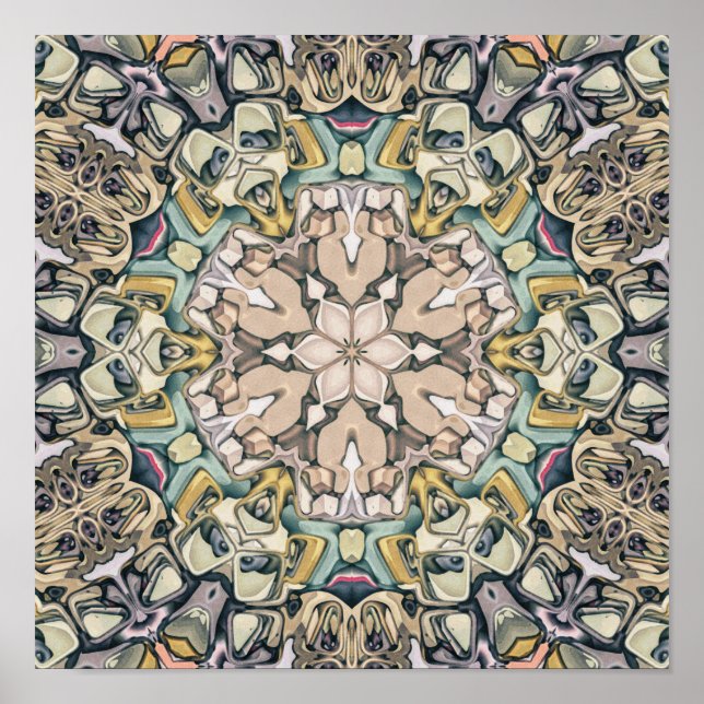 Poster Symmetry of Shapes (Devant)