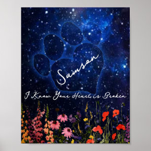 Poster Sympathie de perte de chien animal