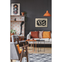 Symphonie Abstraite - Noir & Beige Gras