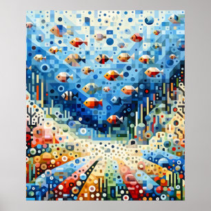 Poster Symphonie aquatique