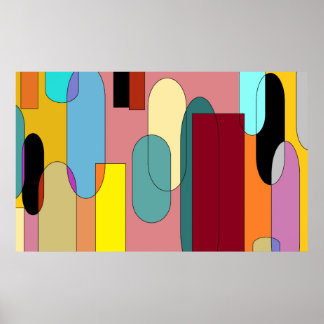 Poster Symphonie de la nature - Cascade paisible