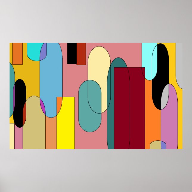 Poster Symphonie de la nature - Cascade paisible (Devant)