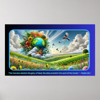 Poster Symphonie de la nature : Une fusion du ciel, de la