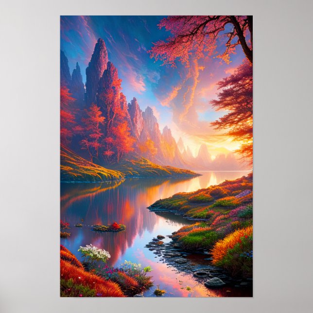 Poster Symphonie de nature sauvage, le voyage de River (Devant)