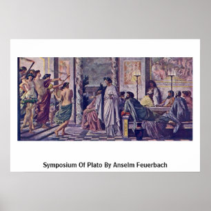Poster Symposium De Platon Par Anselm Feuerbach