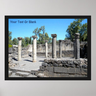 Poster Synagogue du Golan Katzrin