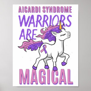 Poster Syndrome d'Aicardi Trouble génétique Corpus Callos
