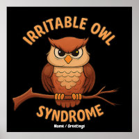 Syndrome de Chouette Irritable Drôle Chouette en C