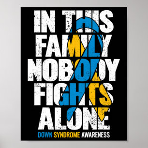 Poster Syndrome de Down Femmes T21 Famille Syndrome de Do