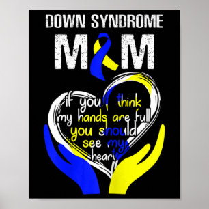 Poster Syndrome de Down Maman Costume World Down Syndrome