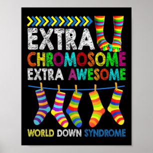 Poster Syndrome de Down Sensibilisation Chromosome Supplé