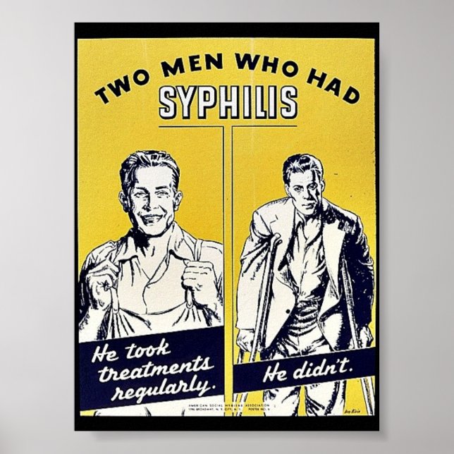 Poster Syphilis (Devant)