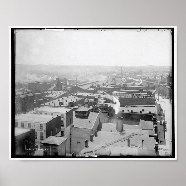 Poster Syracuse, N.Y. c1900 (Devant)