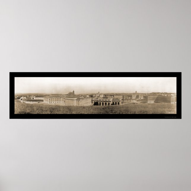 Poster Syracuse University NY Photo 1909 (Devant)