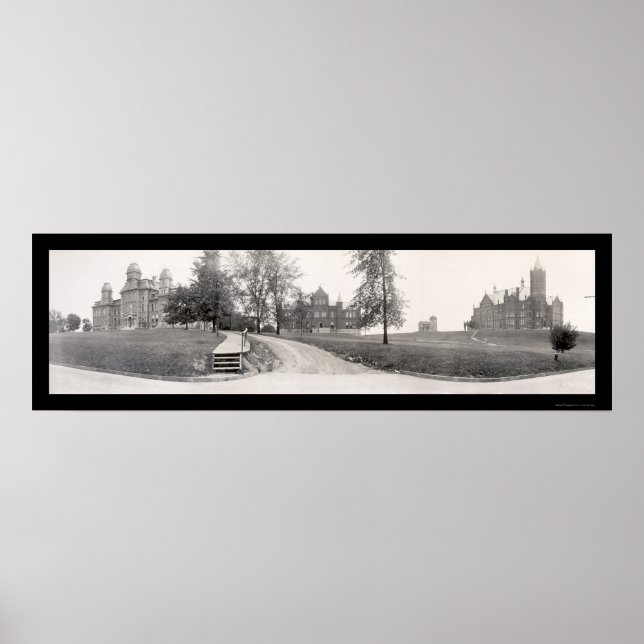 Poster Syracuse University NY Photo 1909 (Devant)