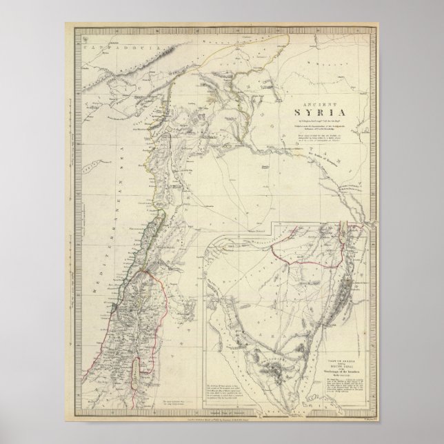 Poster Syrie ancienne au Sinaï (Devant)