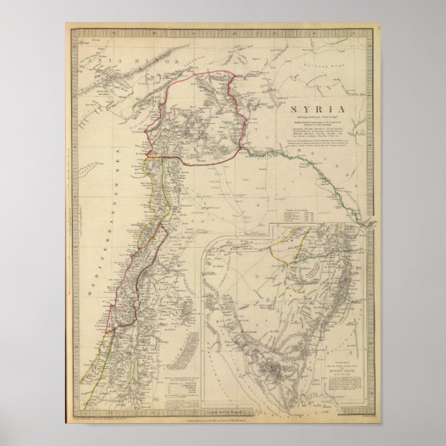 Poster Syrie - Sinaï (Devant)