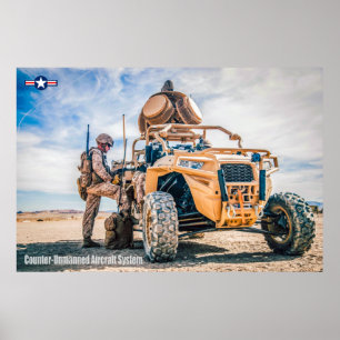 POSTER SYSTÈME D'AÉRONEFS NON MANGÉS