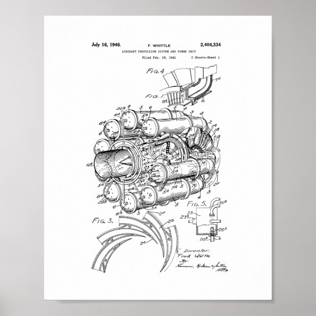 Poster Système De Propulsion D'Aéronefs Et Unité De Puiss (Devant)