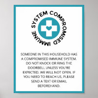 Système immunitaire Compromis Cross Blue Heart