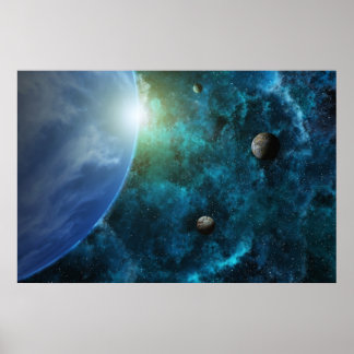 Poster Système planétaire