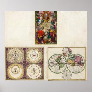 Poster Système solaire de page titre d'Illus, vom Globo