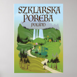 Poster Szklarska Poreba Pologne