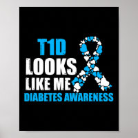 T1d Me Semble Diabetes Sensibilisation Cadeau