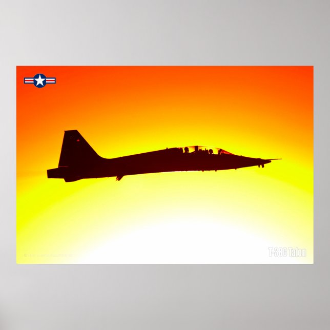 POSTER T-38C TALON (Devant)