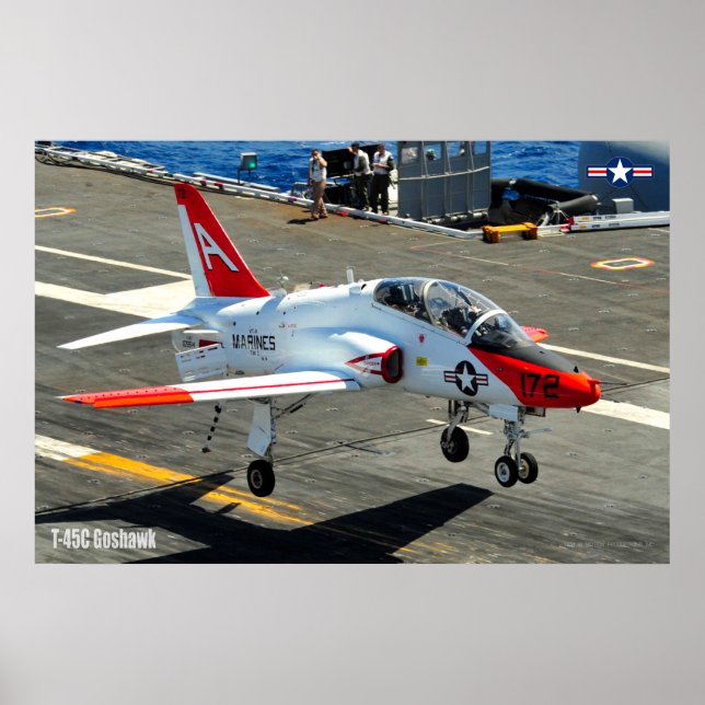 POSTER T-45C GOSHAWK (Devant)