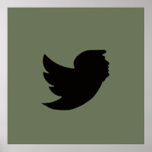 POSTER - T BIRD DESIGN - VERT/NOIR