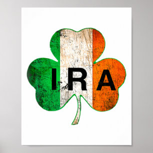 Poster T Irish Chanceux Shamrock St Patrick Irlande T