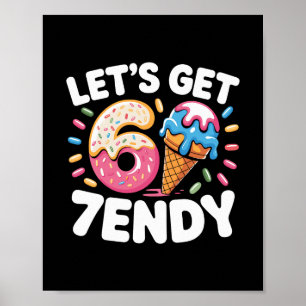 Poster T-shirt 6 7 Meme Six Seven Chemise Pour