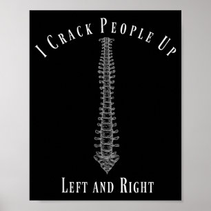 Poster T-shirt cadeau drôle pour chiropracteur