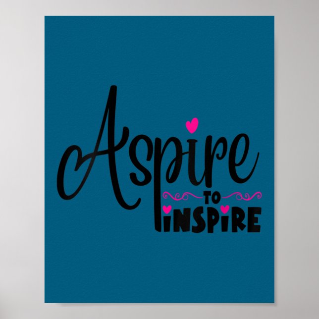 Poster T-shirt cadeau motivationnel sitive pour femmes As (Devant)