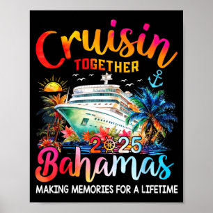 Poster T-shirt Croisière en Famille aux Bahamas 2025