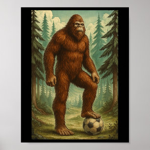 Poster T-shirt de foot drôle pour garçons hommes joueurs