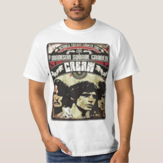 Poster T-shirt de la bande de crème vintage