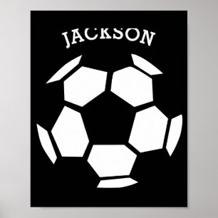Poster T Shirt de Sport Enfant Personnalisé avec Ballon d
