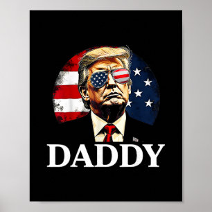 Poster T-shirt drôle de Papa Trump - Papa Trump
