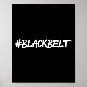 Poster T Shirt Enfant Karaté Ceinture Noire Arts Martiaux