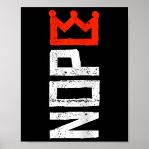 Poster T-shirt femme Non aux Rois Signe de protestation V
