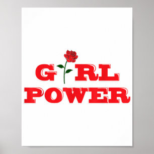Poster T-shirt Girl Power - Femmes féministes fantastique