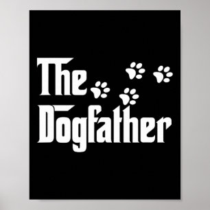 Poster T Shirt Papa Chien Cadeau Papa Fête Des Pères Amou