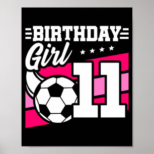 Poster T-shirt pour fille de 11 ans pour anniversaire de 