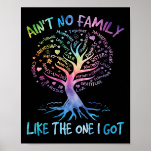 Poster T-shirt pour réunion de famille 2024 Famille assor