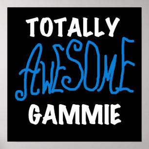 Poster T-shirts et cadeaux bleus totalement impressionnan