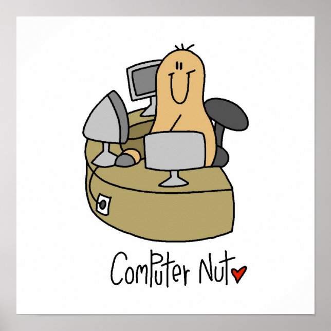 Poster T-shirts et cadeaux de Nut pour ordinateur (Devant)